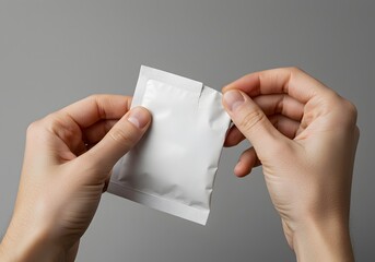 Sachet Rip Packaging Concept Close-Up