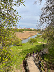 Beautiful summer landscapes in one of Minsk's parks