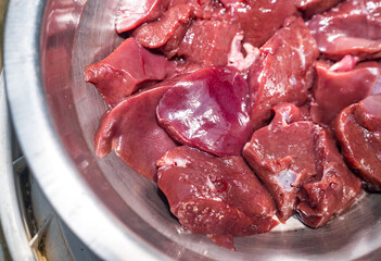 A traditional Bengali dish, known as Goat Liver Curry or mutton "mete chorchori". Goat or mutton liver is most nutritionally dense foods on the planet, providing vitamin B12, vitamin A, iron, zinc. 