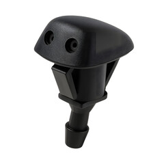 Windshield washer nozzle in black plastic design for vehicles  