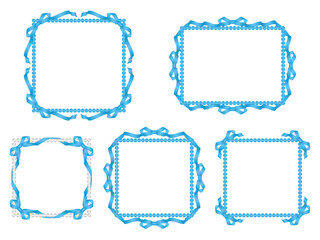 リボン、ビーズF、m5水色