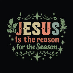 Obraz premium Christian Christmas SVG 