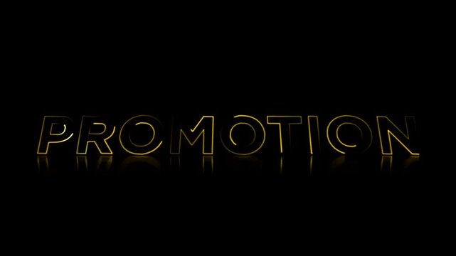 Golden Promotion Announcement Marketing Campaign Design