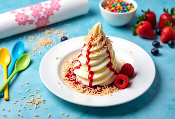 Gourmet Spaghetti Ice Cream Delicious Frozen Novelty
