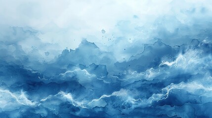 Stunning Blue Sky Texture: Abstract Cloud Formation Background
