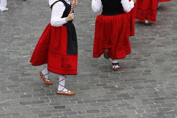 Basque folk dance performance