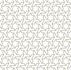 Seamless abstract geometric pattern in Arabic Style