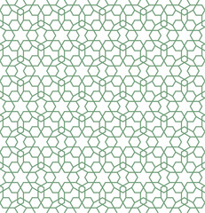 Seamless abstract geometric pattern in Arabic Style