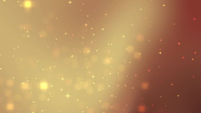 Goldene Partikel und Lichtschimmer - Nahaufnahme-Footage