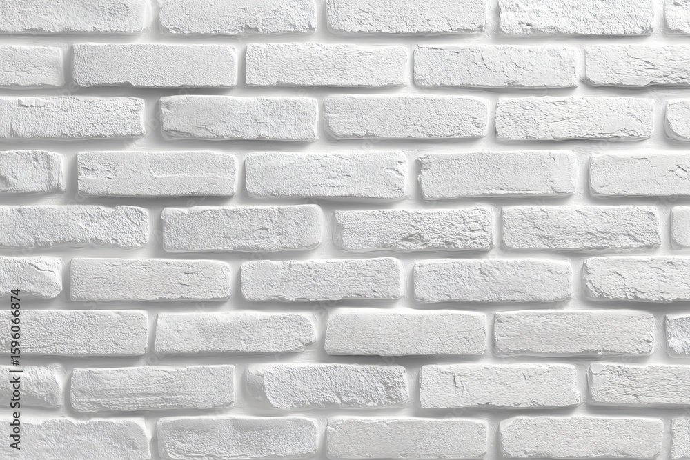 Poster a close-up shot of a brick wall, showing a textured surface. the bricks are neatly arranged, showcas