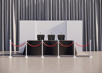 Press conference photo render