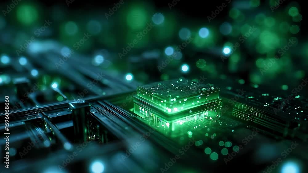 Poster smart chip powers core digital world operations