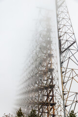 Duga, a Soviet over-the-horizon (OTH) radar system as part of the Soviet anti-ballistic missile early-warning network, in Chernobyl Exclusion Zone in Ukraine