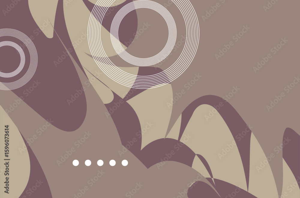 Poster abstract geometric shapes colorful pattern background. elegant color design with textured modern des