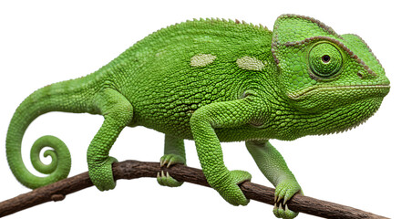 Fototapeta premium Colorful Chameleon Gazing Sideways – Macro Wildlife Shot