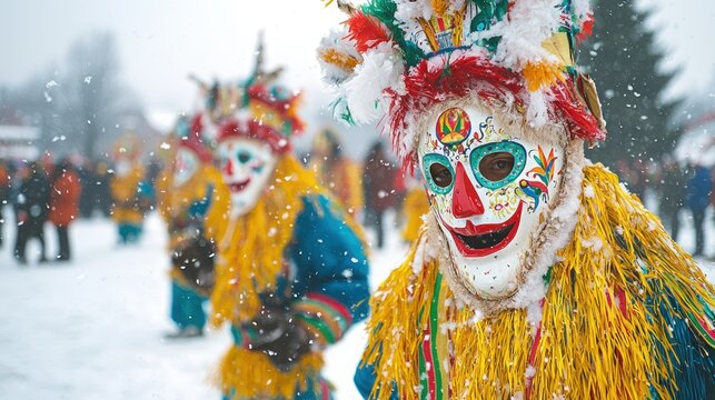 Hungarian BusÃ³jÃ¡rÃ¡s masked winter festival