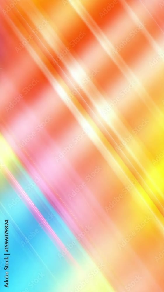 Poster colorful abstract background with multicolored stripes blending into each other.