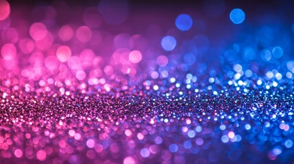 Vibrant abstract digital background featuring glittering silver purple blue luminous defocused lights