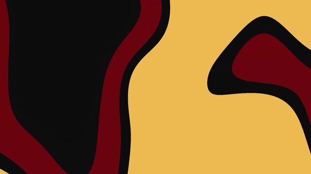 Abstrakte Farbverl&auml;ufe in Rot, Schwarz und Gelb