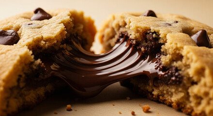 Delicious Melting Chocolate Chip Cookie for National Chocolate Chip Cookie Day