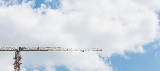 A fragment of a new residential building