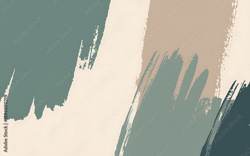 Poster abstract brushstrokes in pastel colors create a textured background, perfect for adding an artistic 