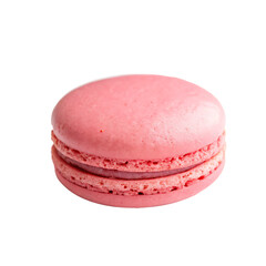 A variety of pastel colored macarons a delicate and elegant French cookie isolated on a transparent background png