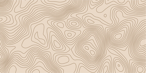 abstract golden luxury topographic line Background of the topographic map. Topographic map lines, contour background. Geographic abstract grid.