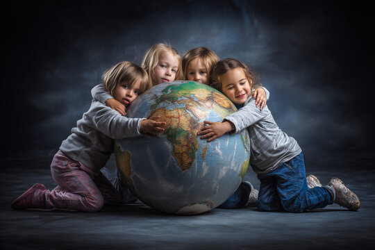 children with globe
