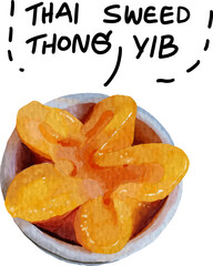 thai sweed, thong yib drawn for templates.