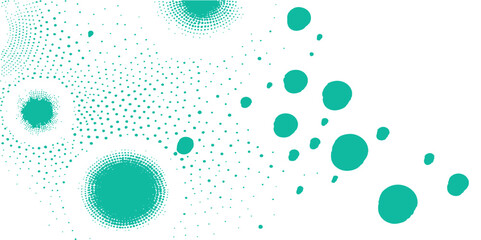 Close-up of wet blue glass with rain drops and bubbles, creating a clean liquid pattern with light reflections