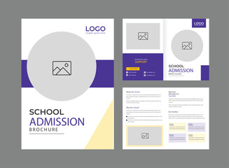 School admission social media post. back to school social media post banner design set. Back to school admission promotion banner. school admission template for social media template