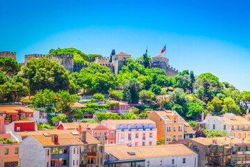 Saint George's Castle , Lisbon, Portugal