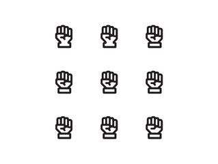 Hand Grip Line Art Fitness Gear