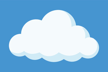 cute sky with cloud illustration