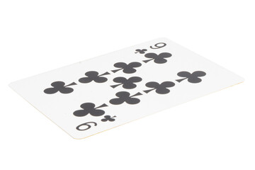 card gambling on white game luck nine clubs