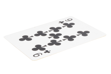 card gambling on white game luck nine clubs