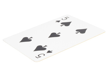 card gambling on white game luck five spades