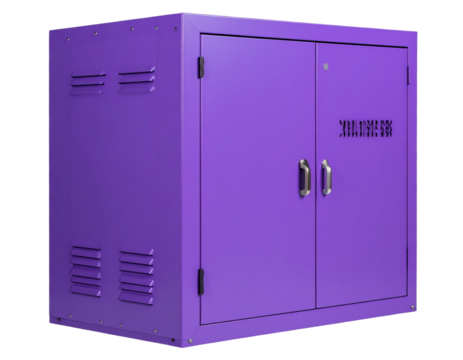  Modern Purple Engineering Device Isolated on Transparent Background PNG for Industrial and Creative Design Use