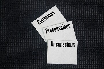 The three levels of awareness in human consciousness which are divided by Freud: the conscious,...