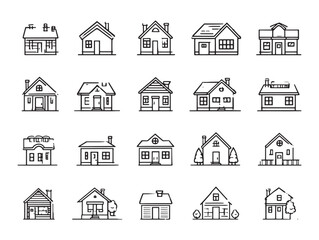 House Blueprint Simple Clean Modern Design