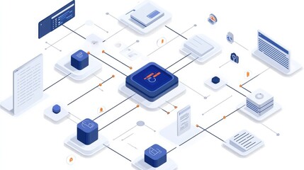 Enterprise service bus (ESB) diagram showing middleware messaging, integration points, and workflow orchestration in cloud-native SOA environmen