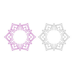 Ayurveda Spa Massage Resort Sign Symbol Logo Vector
