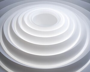 Abstract Geometric Concentric Circles Design