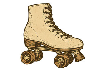Classic Roller Skate Design Evoking