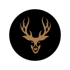 deer antlers vectors simple design