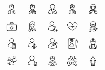 A refined collection showing doctors in various roles and moments from their everyday work life. Perfect for clinic branding, educational content, and wellness campaign visuals.