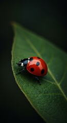 Fototapeta premium 緑葉の宝石