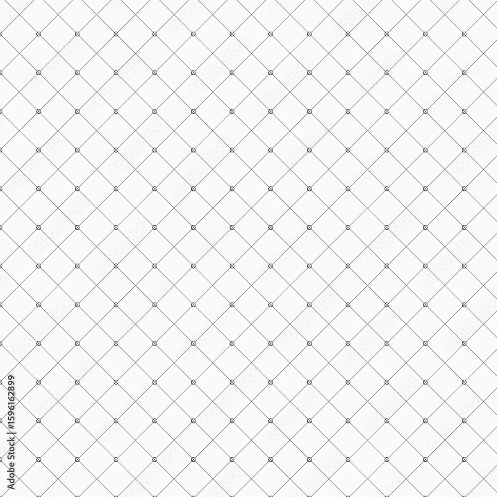 Poster black diamond grid with circular knot pattern abstract