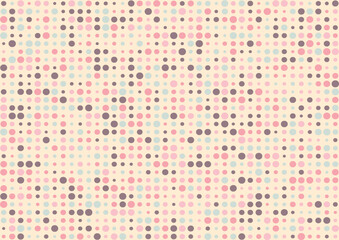 abstract colorful seamless dot pattern background vector design